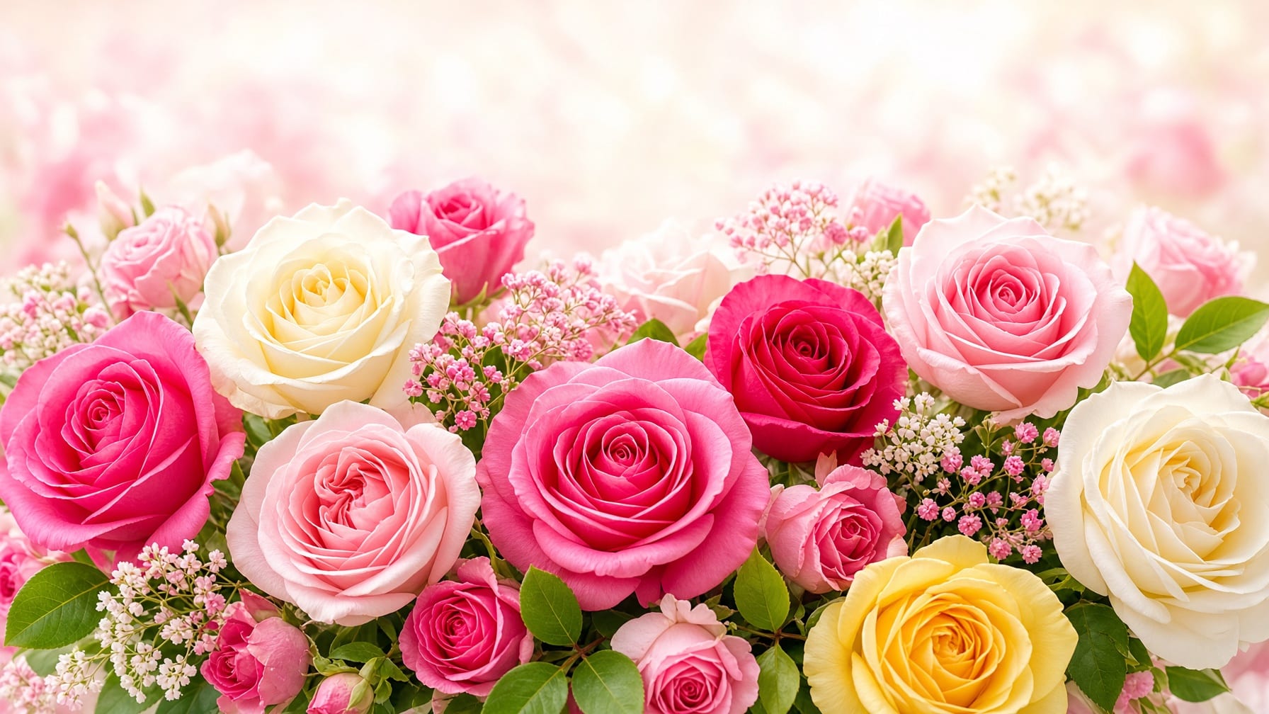 Roses background